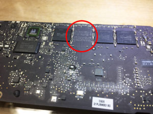 Macbook Air 13インチ 修理 14 ビープ音 3回 自然故障 ロジックボード修理 Aide Mac修理日記